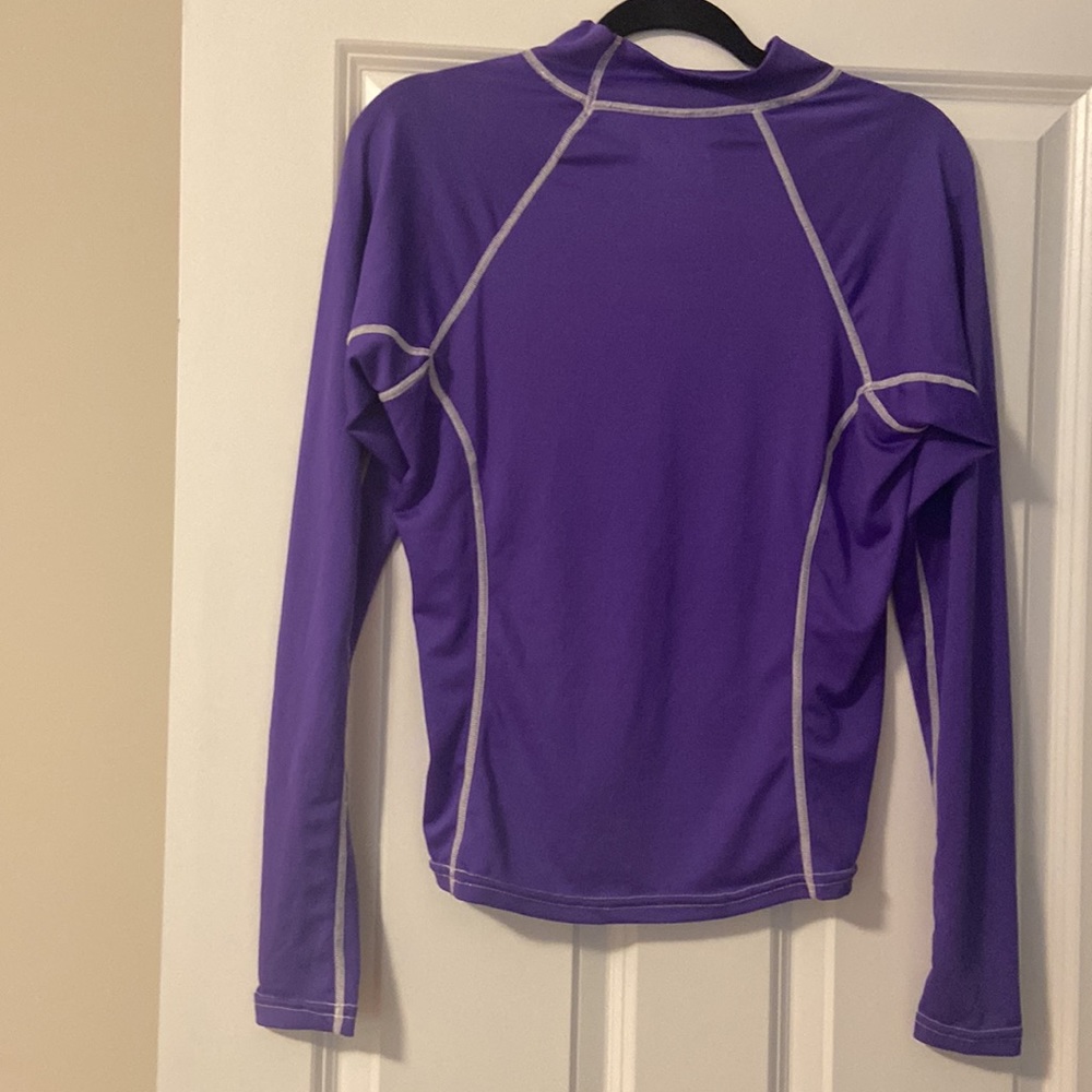 Girls Purple Rashguard - Picture 3 of 4